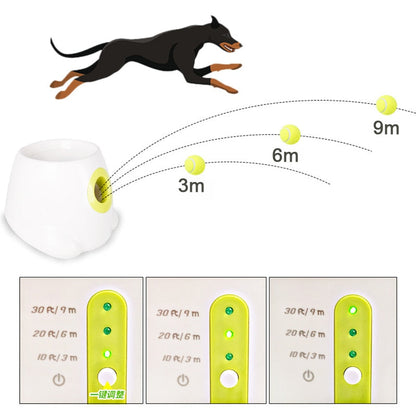 automatic ball launcher, automatic dog throwing machine, best auto dog ball launcher, puppy ball launcher, tennis automatic ball thrower