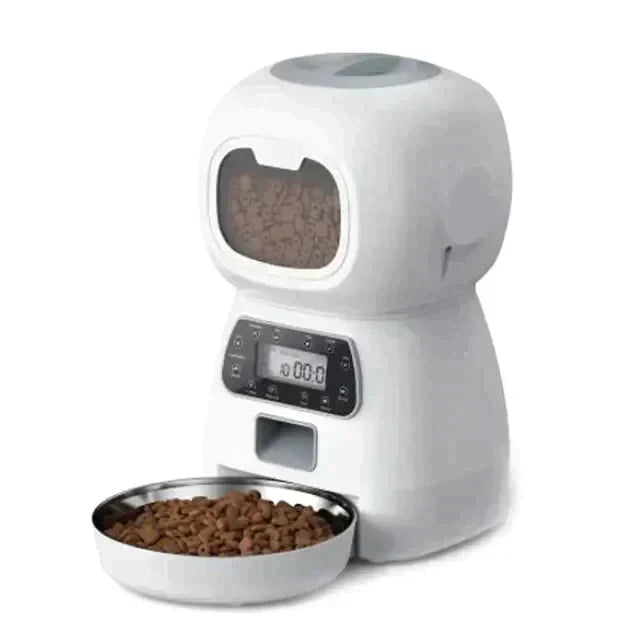 automatic pet feeder, dog feeder, pet food dispenser, cat slow feeder, best slow feeder dog bowl, electronic dog bowl