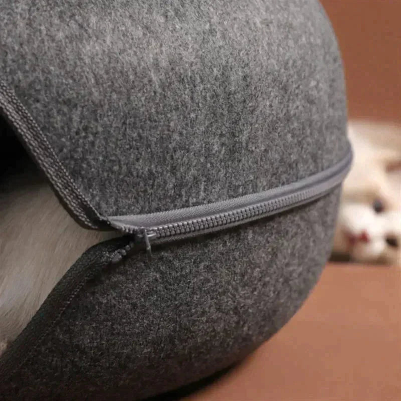 donut cat tunnel bed, best cat beds, cat tunnel bed, warm cat bed, cat beds for sale, cat tunnel with bed