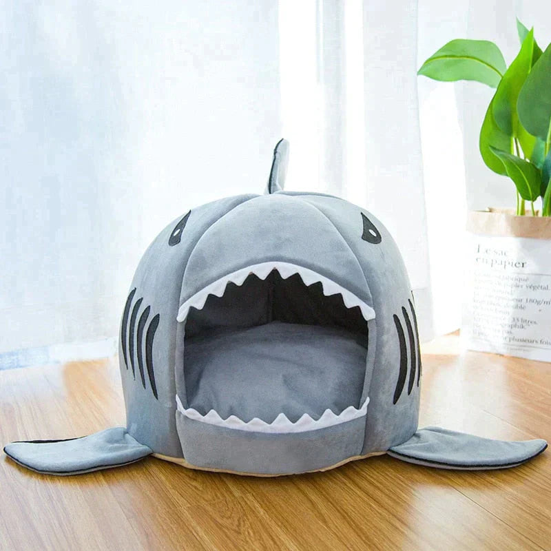 shark pet bed, large shark dog bed, shark mouth dog bed, shark mouth pet bed, shark shaped dog bed