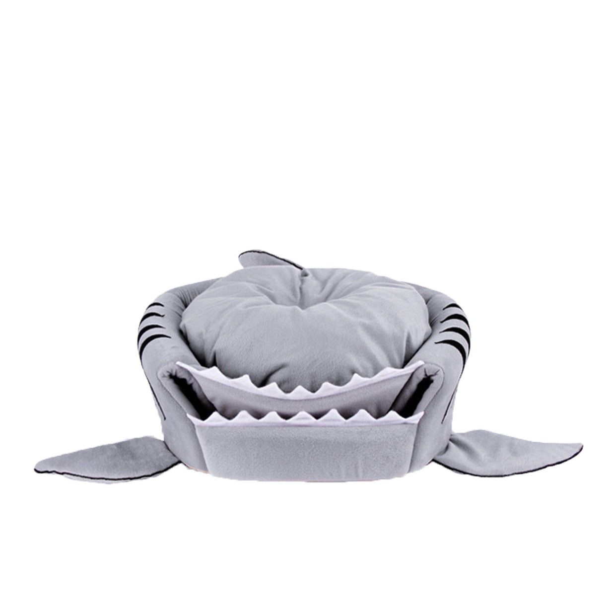 shark pet bed, large shark dog bed, shark mouth dog bed, shark mouth pet bed, shark shaped dog bed