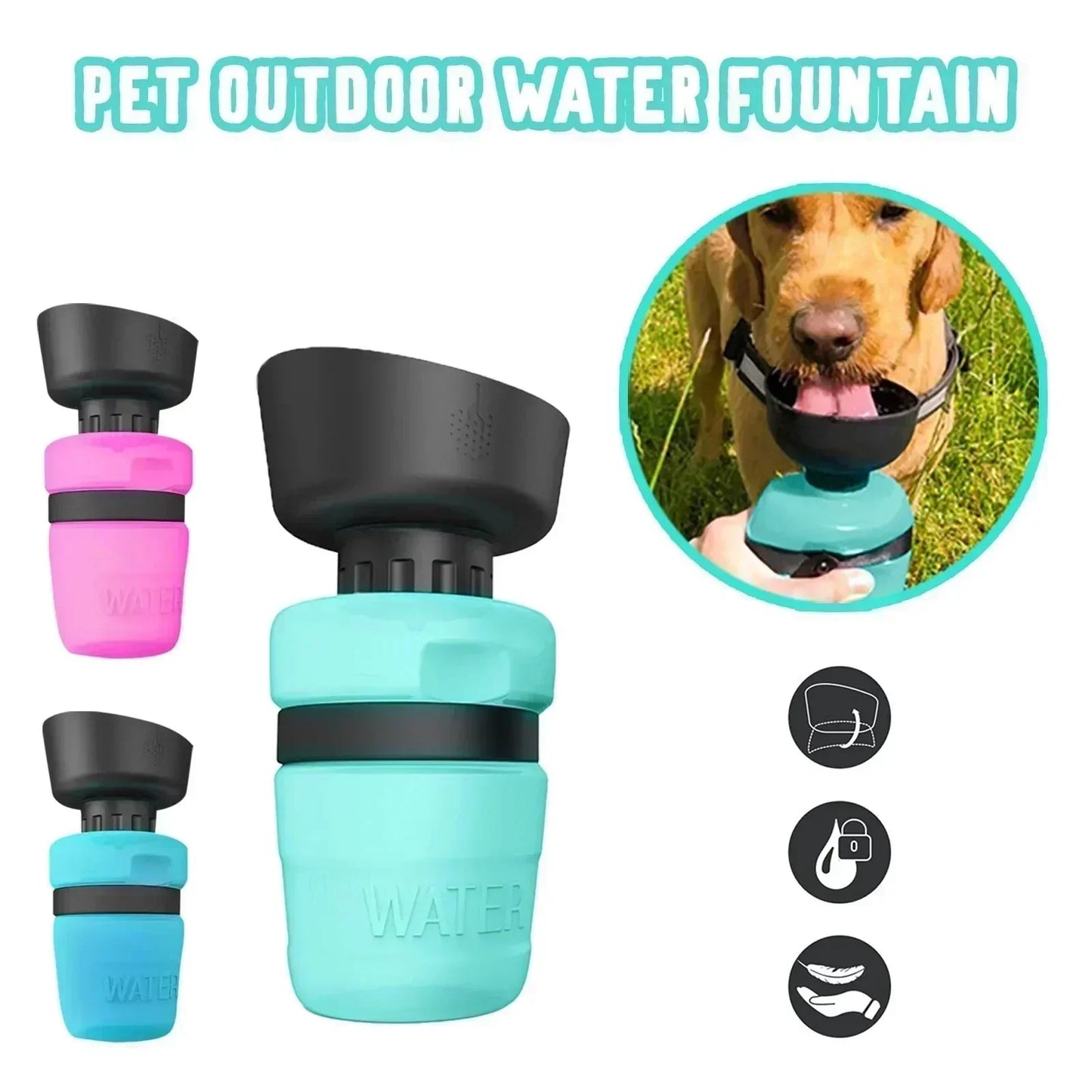 pet drinking water bottle, dog travel water bottle bowl, portable dog water dispenser, dog travel water dispenser, best traveling dog water bottle