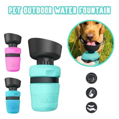 pet drinking water bottle, dog travel water bottle bowl, portable dog water dispenser, dog travel water dispenser, best traveling dog water bottle