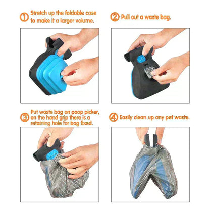 folding dog poop scooper, pet foldable pooper scooper, dog poop picker upper, large pooper scooper, best pooper scooper for large dogs