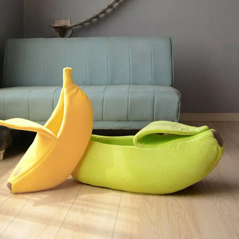 best cat banana bed, modern cat bed, best cat bed for warmth, kitty bed, banana cat bed