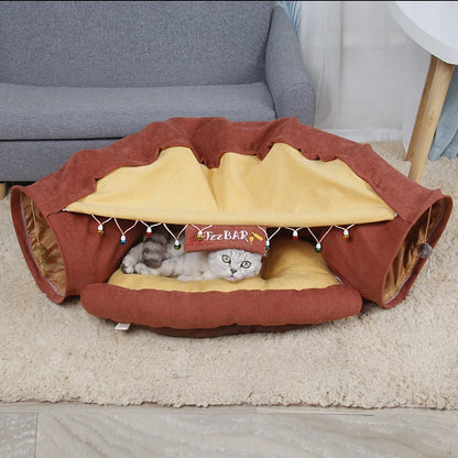 best cat bed, cat bed home, cat tunnel bed, best cat beds, warm cat bed