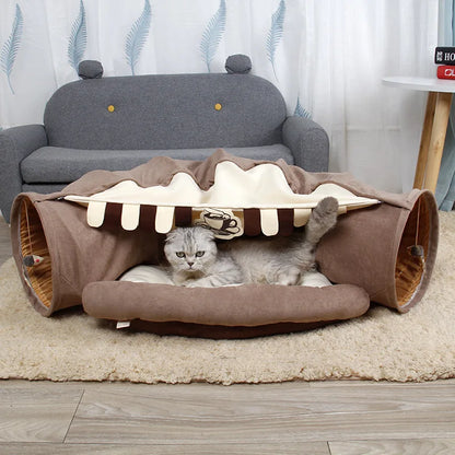 best cat bed, cat bed home, cat tunnel bed, best cat beds, warm cat bed