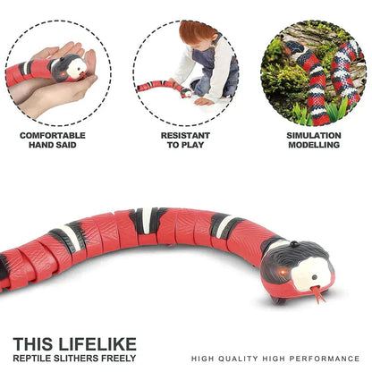 smart sensing snake cat toy, sensing snake cat toy, smart sensing snake toy for cat, eletronic interactive toys for cats, pet dogs game play toy